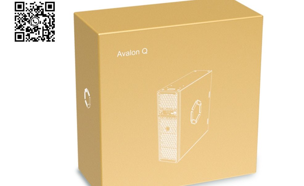 Buy Bitcoin miner server Canaan Avalon Q 90T BTC free shipping In stock $500usdt