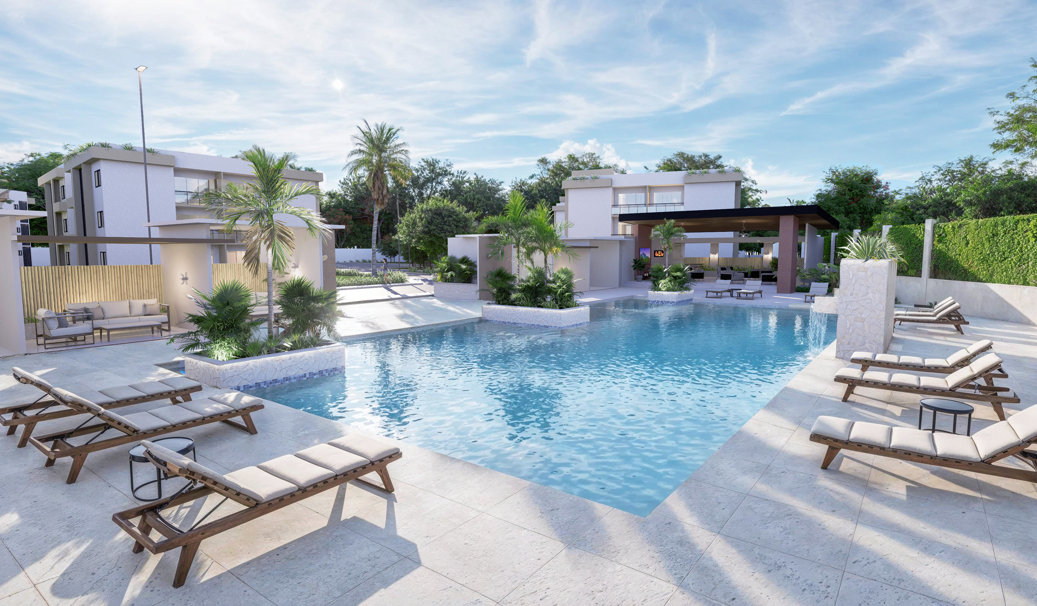 Apartamento amueblado en alquiler en Bella Vista en República Dominicana