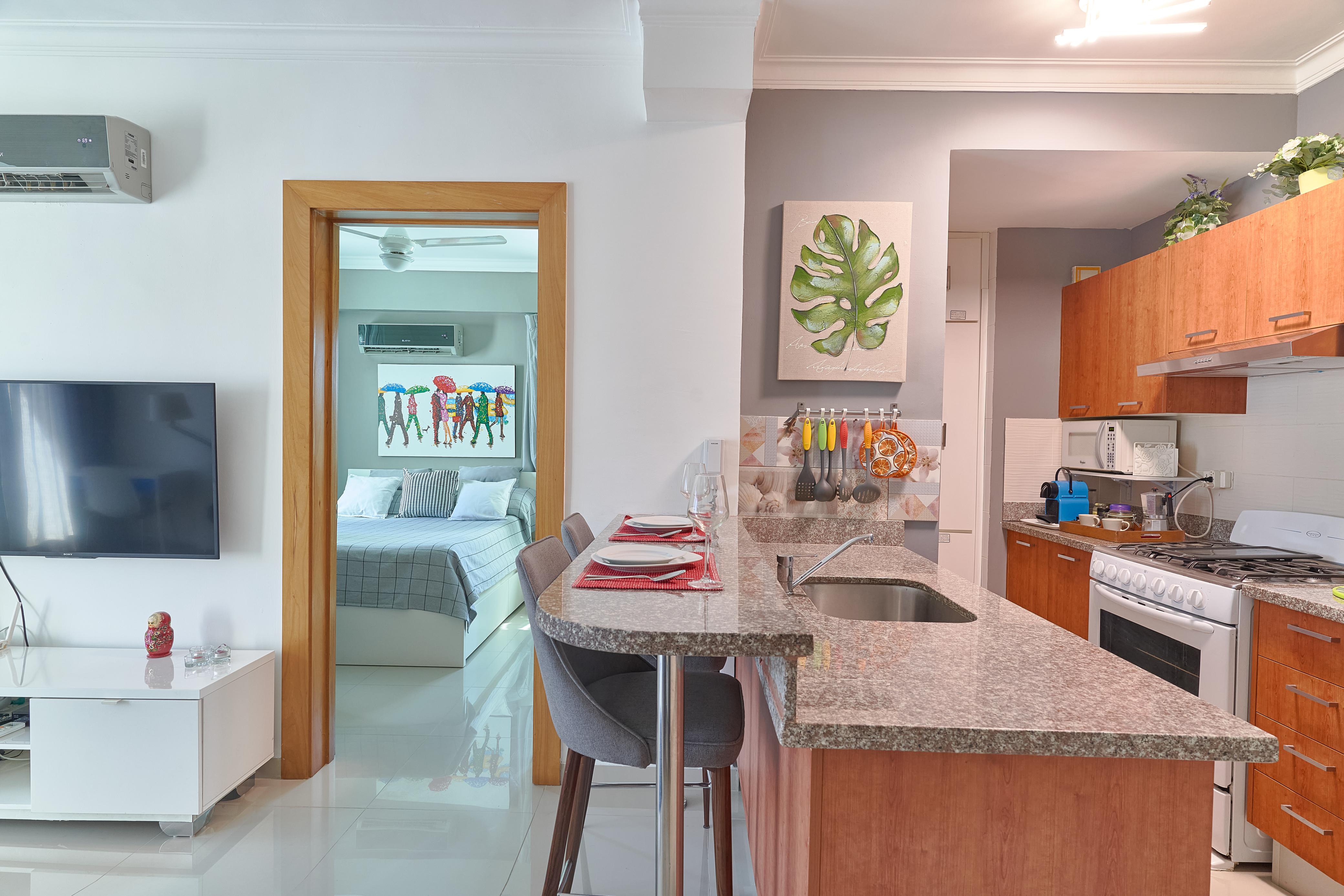 Apartamento de 1 habitaciones en Venta en el Julieta amueblado en República Dominicana