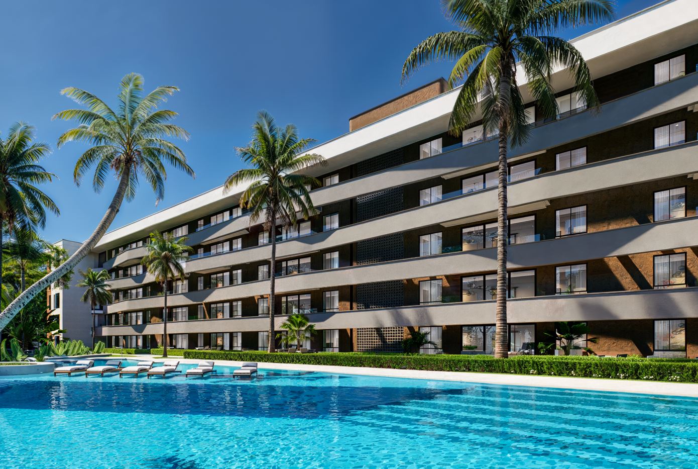 Apartamento amueblado en Punta Cana de 2 habitaciones en República Dominicana