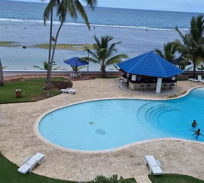 Apartamento En Alquiler En Residencial Con Piscina En Gurabo Awpa03 en República Dominicana