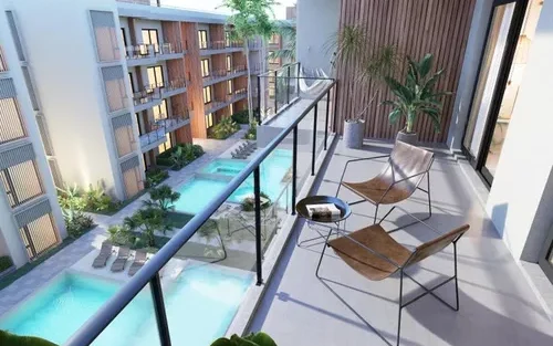 Apartamento En Alquiler En Residencial Con Piscina En Gurabo Awpa03 en República Dominicana