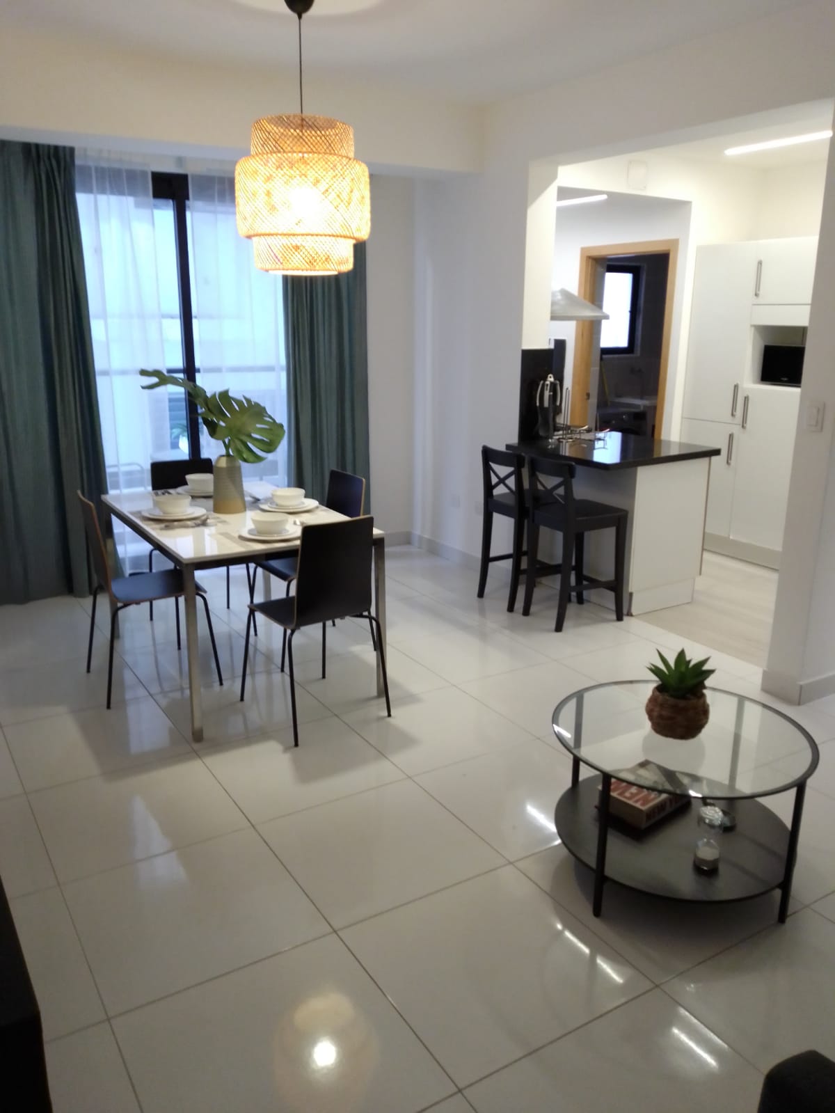 Apartamento en alquiler amueblado de 1 hab en Serralles en República Dominicana
