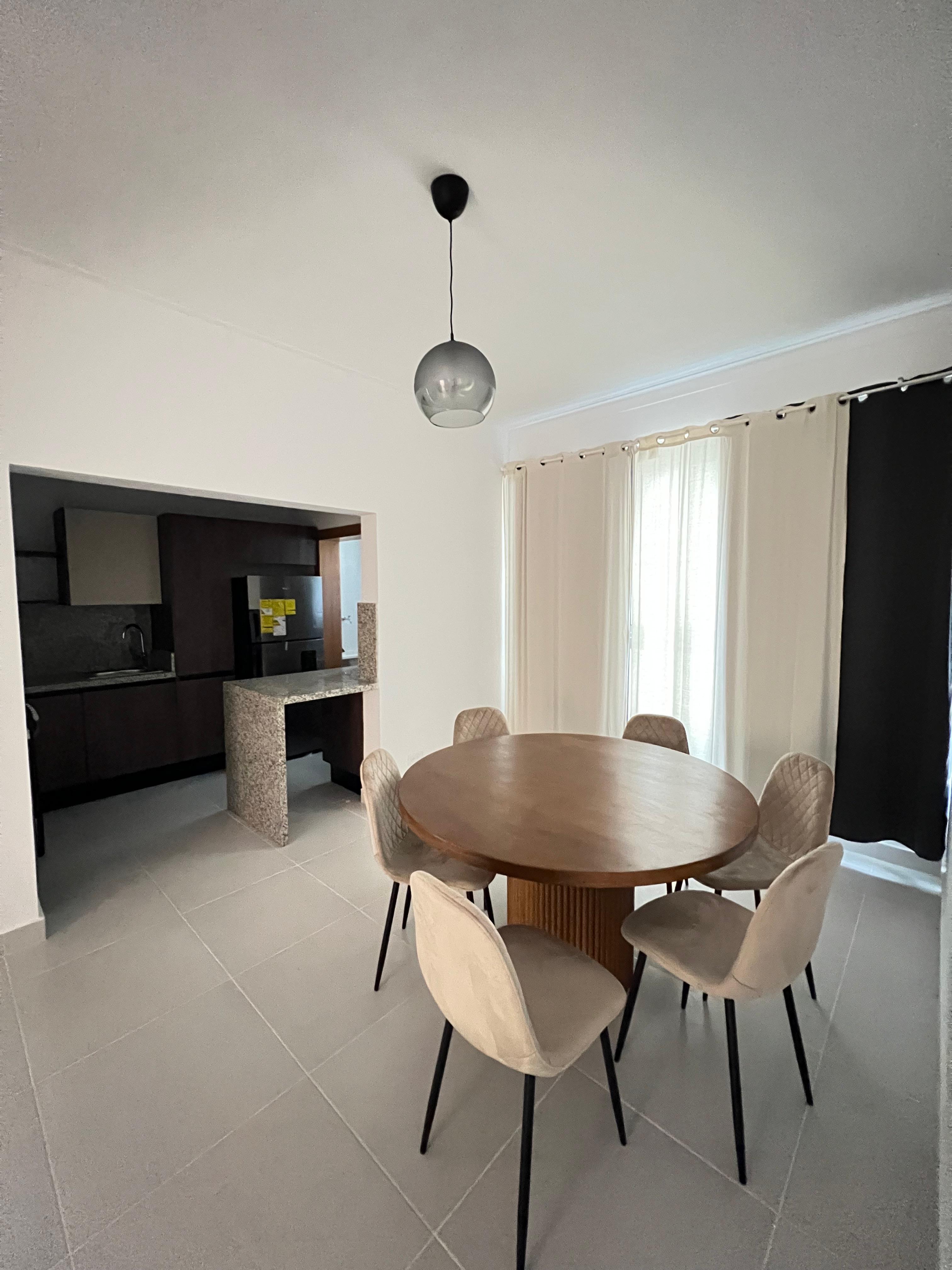 Apartamento de 1 Habitación amueblado en Evaristo en República Dominicana