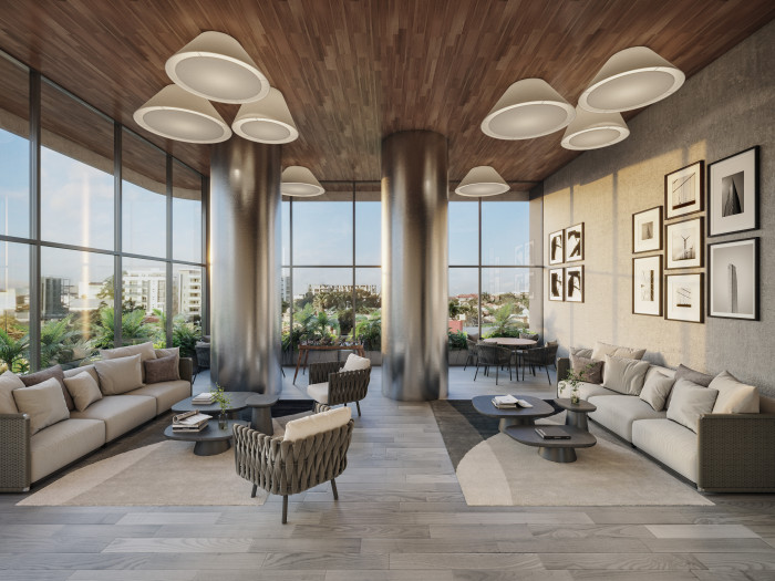 Apartamento amueblado en alquiler en Renacimiento, , Santo Domingo en República Dominicana