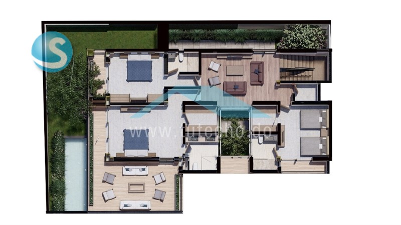 Casas en Venta en Complejo Residencial de Arroyo Hondo Viejo en República Dominicana