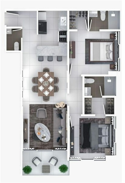 Apartamento en Venta Cerca de Parque Mirador Sur en República Dominicana