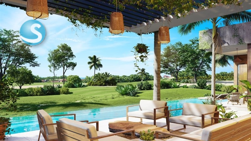 Villa en Cap Cana con amplio solar y lujo exclusivo en República Dominicana