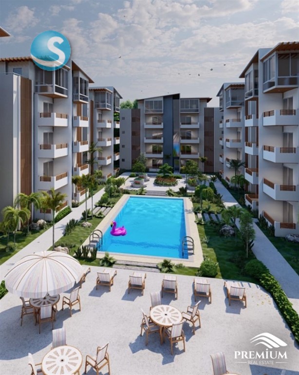 Apartamento moderno en venta cerca de Playa Boca Chica en República Dominicana