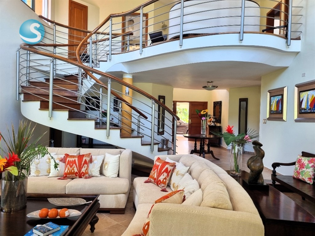 Villa exclusiva con vista al campo de golf en Guavaberry en República Dominicana