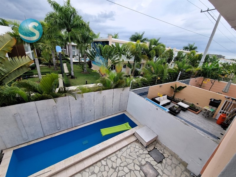 Casa Townhouse Nueva en Residencial Costa Marina Boca Chica en República Dominicana