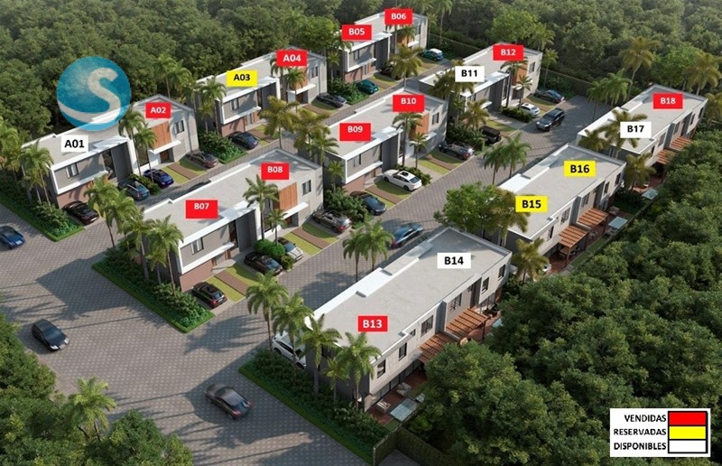 Villas en Venta en Vistacana con Jacuzzi y Estacionamiento en República Dominicana