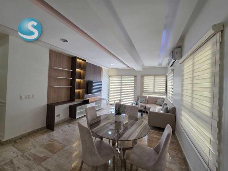 Apartamento amueblado en venta en Piantini, 92.5 m² en República Dominicana