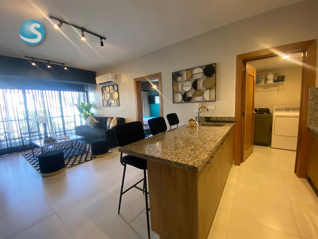Apartamento amueblado en venta cerca de Supermercado Bravo en República Dominicana