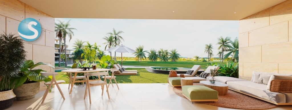 Apartamento de lujo en venta en Cap Cana, vistas al mar en República Dominicana