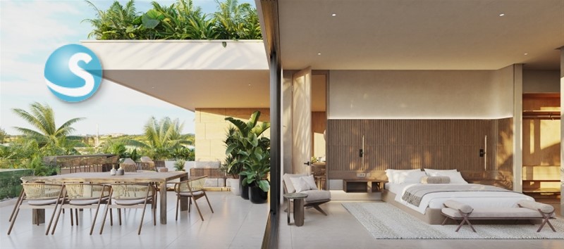 Apartamento de lujo en venta en Cap Cana, vistas al mar en República Dominicana