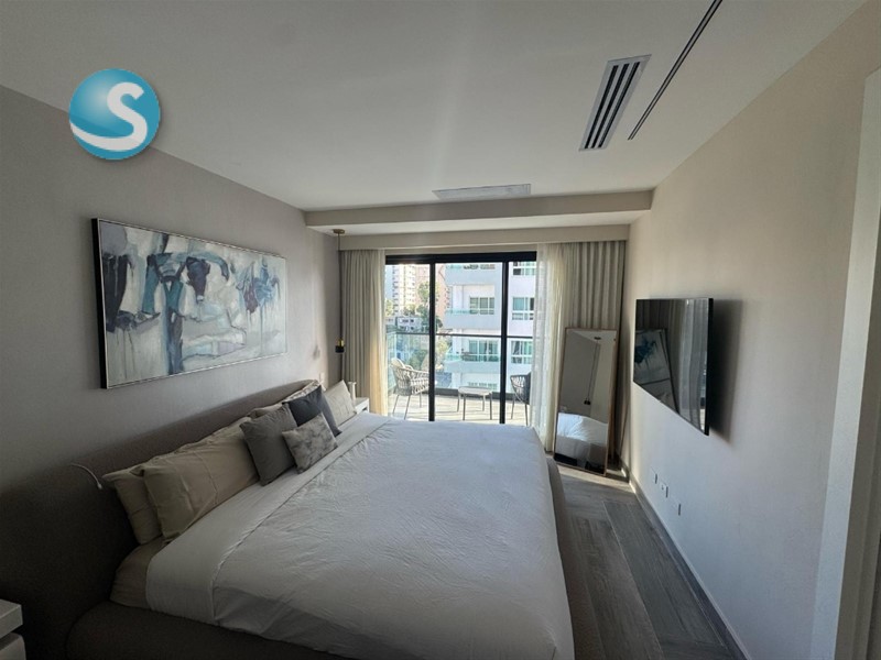 Apartamento amueblado en venta en Ensanche Naco, 72 m² en República Dominicana