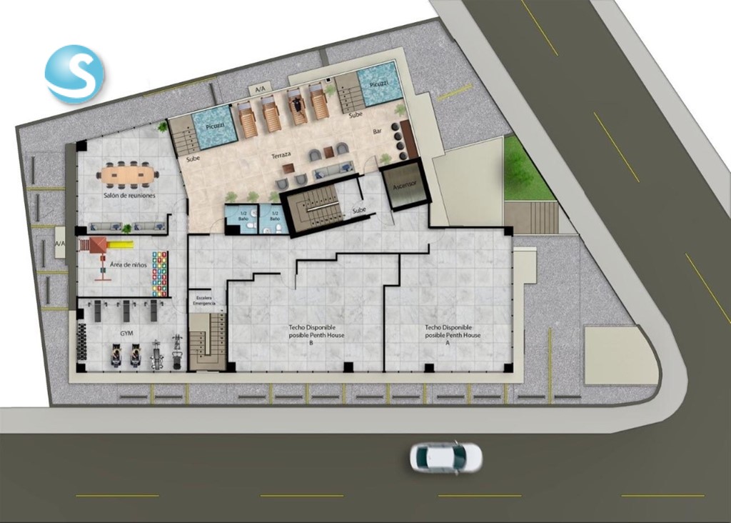 Apartamento en venta en Renacimiento de 2 y 3 habitaciones en República Dominicana