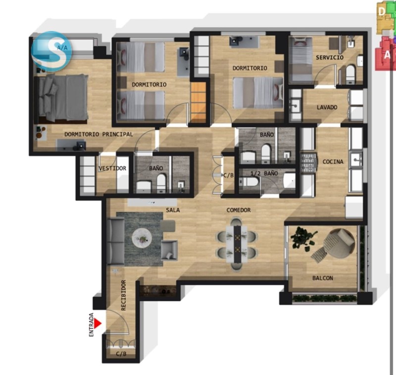 Apartamentos en Venta en Mirador Sur, Atala en República Dominicana