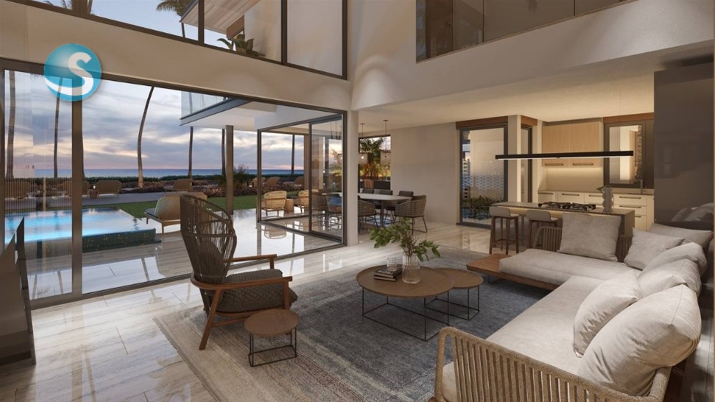 Villa en venta frente a la playa en Las Terrenas en República Dominicana