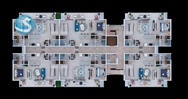 Apartamentos en Venta en Ciudad Las Canas, Punta Cana en República Dominicana
