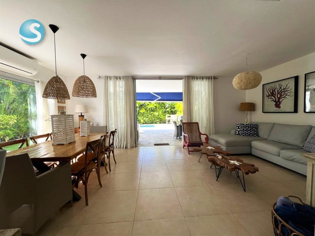Villa amueblada en venta en Playa Nueva Romana en República Dominicana