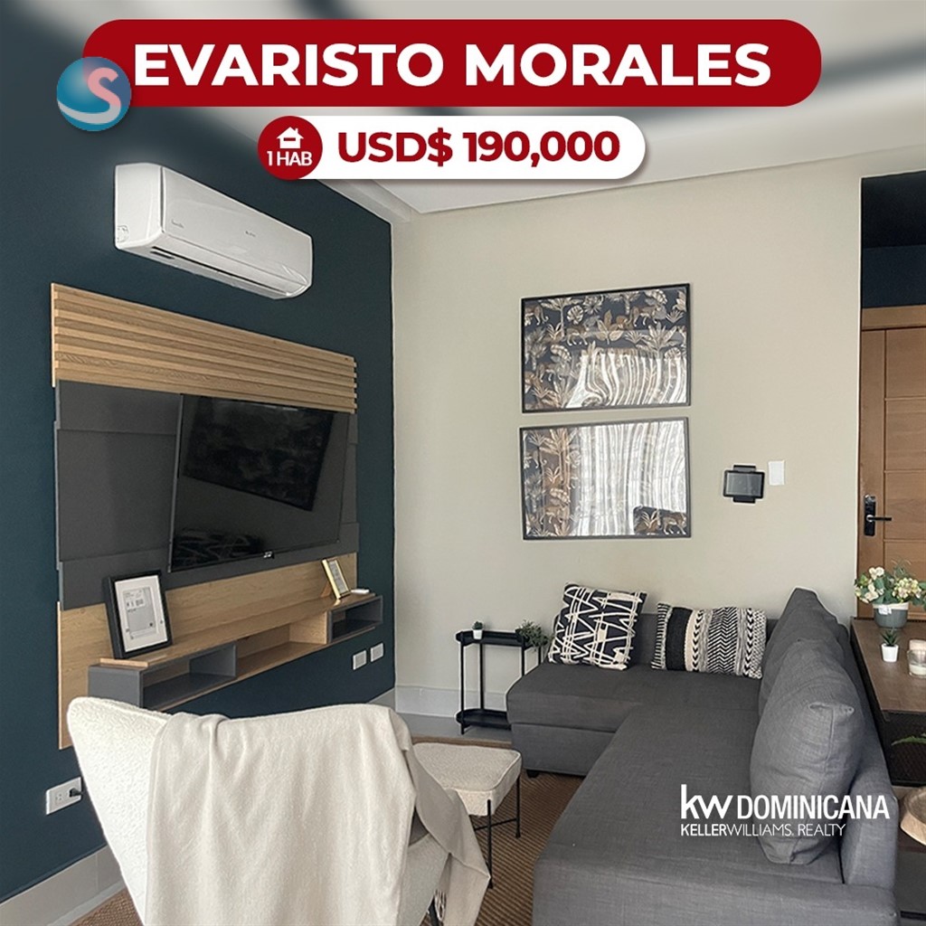 Apartamento moderno en venta en Evaristo Morales, Santo Domingo