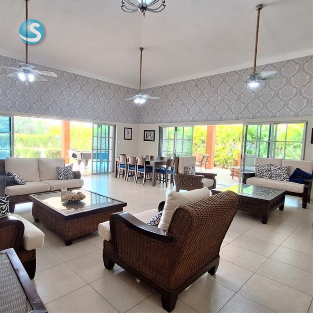 Villa de lujo en Guavaberry, Juan Dolio con piscina y jacuzzi en República Dominicana