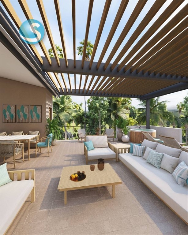 Apartamento en Playa Bonita con Terraza Privada y Amenidades en República Dominicana