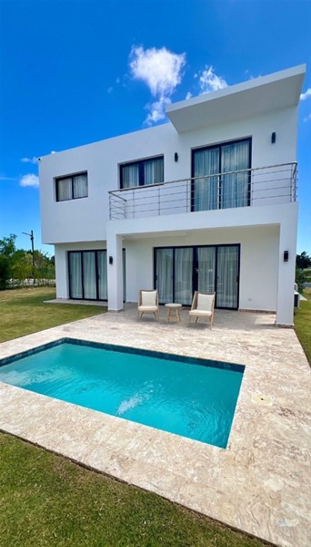 Villa amueblada en Vista Cana con piscina privada en República Dominicana