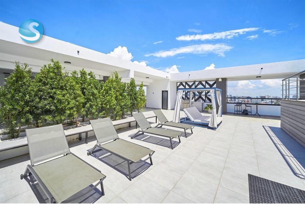Apartamento en venta en Bella Vista, 1 habitación, 7º piso en República Dominicana