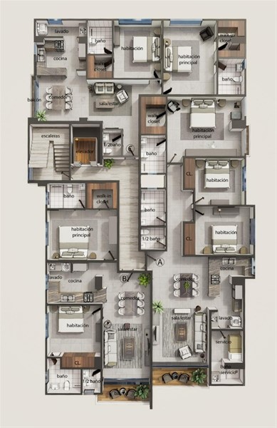 Apartamentos en Venta en Proyecto Cerrado Bella Vista Norte en República Dominicana