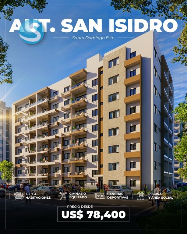 Apartamento en venta ubicado en Autopista San Isidro en República Dominicana