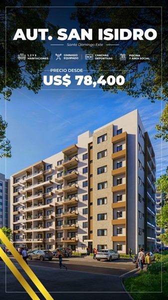 Apartamento en venta ubicado en Autopista San Isidro en República Dominicana