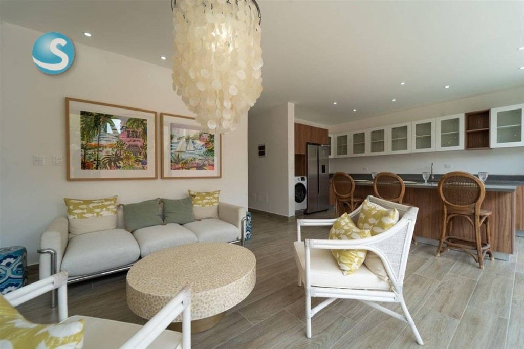 Apartamento de 2 habitaciones con terraza en Vista Cana en República Dominicana