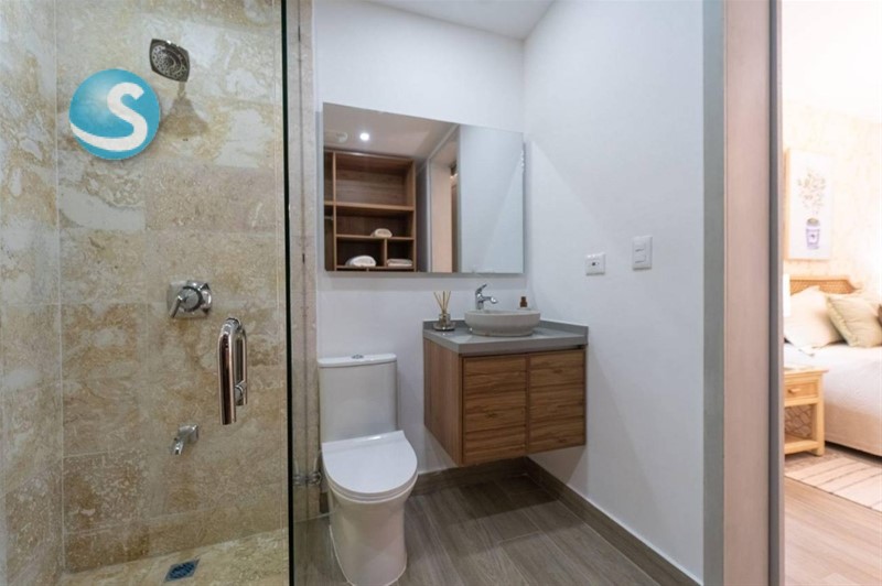 Apartamento de 2 habitaciones con terraza en Vista Cana en República Dominicana