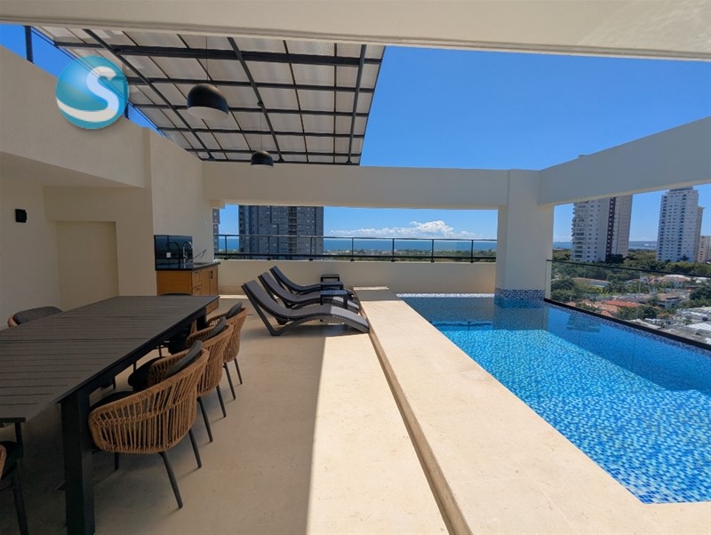 Apartamento moderno en Los Cacicazgos en torre de lujo en República Dominicana