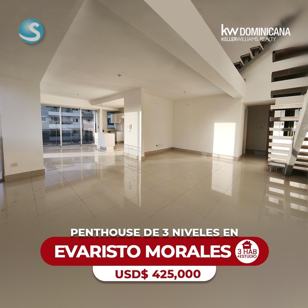 Penthouse moderno en venta en Evaristo Morales