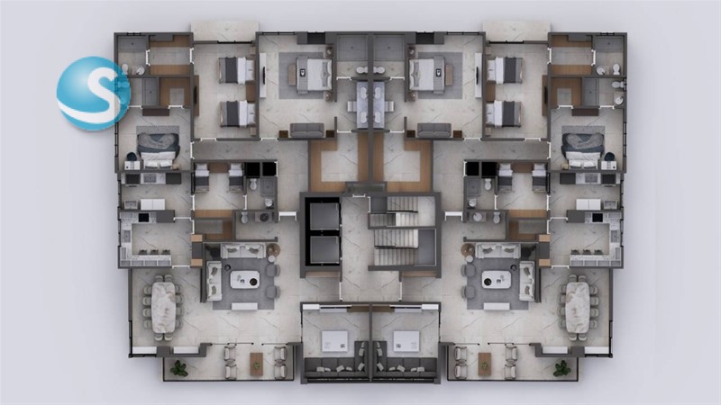 Apartamento moderno en venta en Los Cacicazgos en República Dominicana