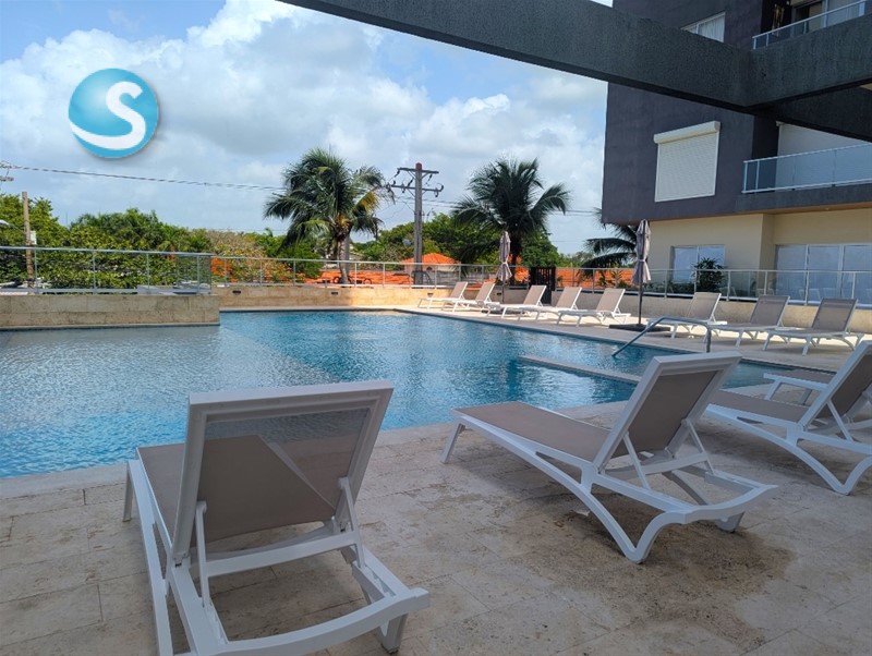 Apartamento nuevo en venta con vista al mar en Juan Dolio en República Dominicana