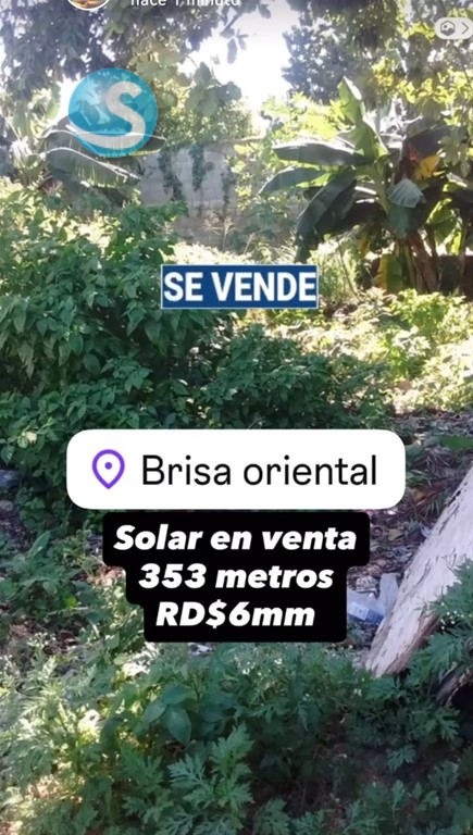 Solar en Venta en Brisa Oriental