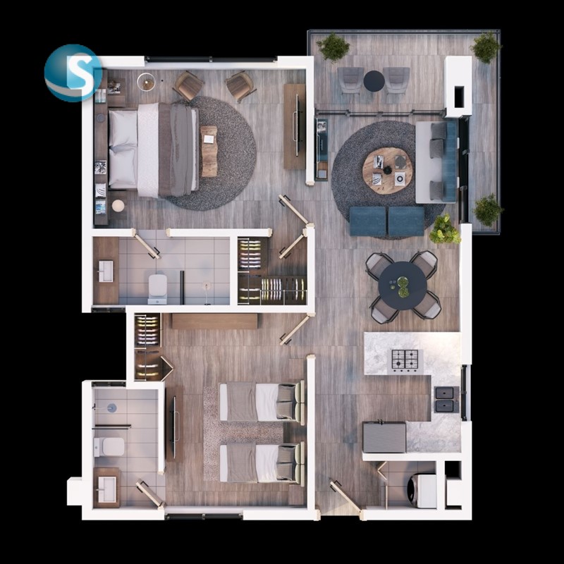Apartamento en Venta en Juan Dolio, Cerca de la Playa en República Dominicana