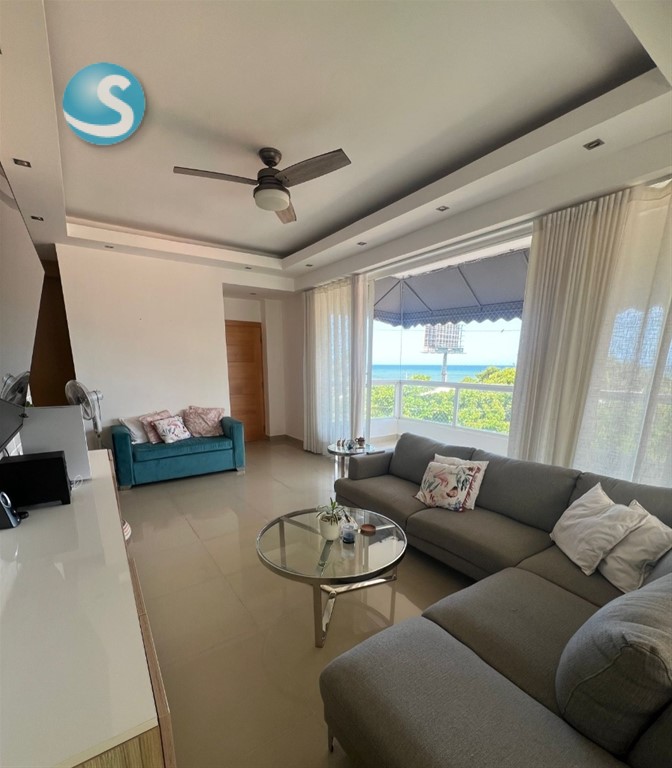 Apartamento con vista al mar en El Cacique, Santo Domingo