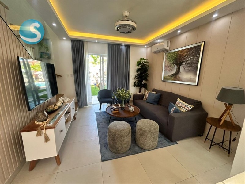 Villa amueblada en venta o alquiler frente a Boca Marina en República Dominicana