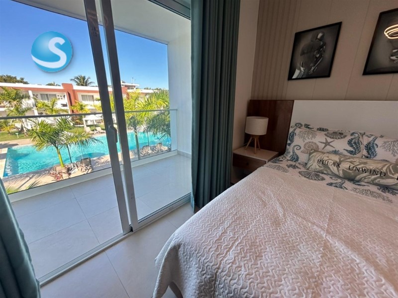 Villa amueblada en venta o alquiler frente a Boca Marina en República Dominicana