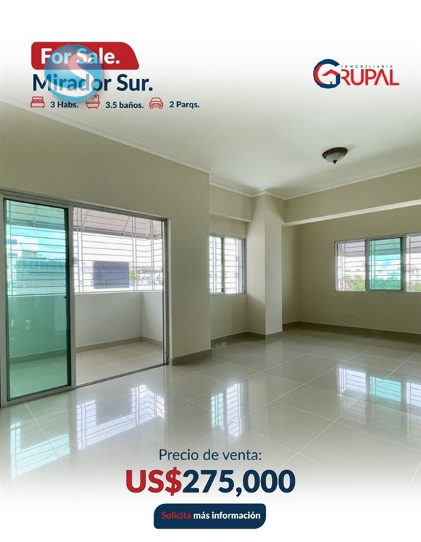 Apartamento en Venta en Zona Mirador Sur