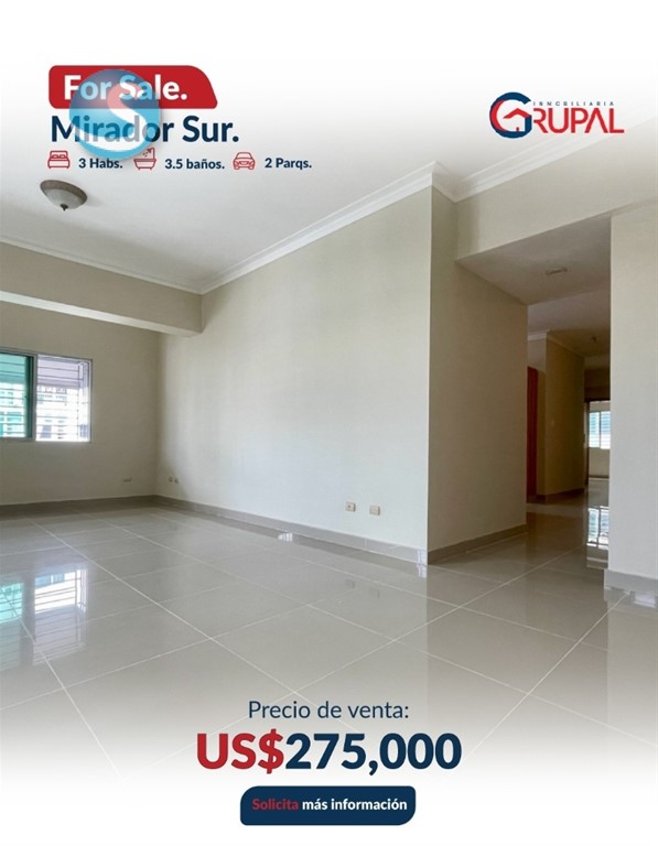Apartamento en Venta en Zona Mirador Sur en República Dominicana
