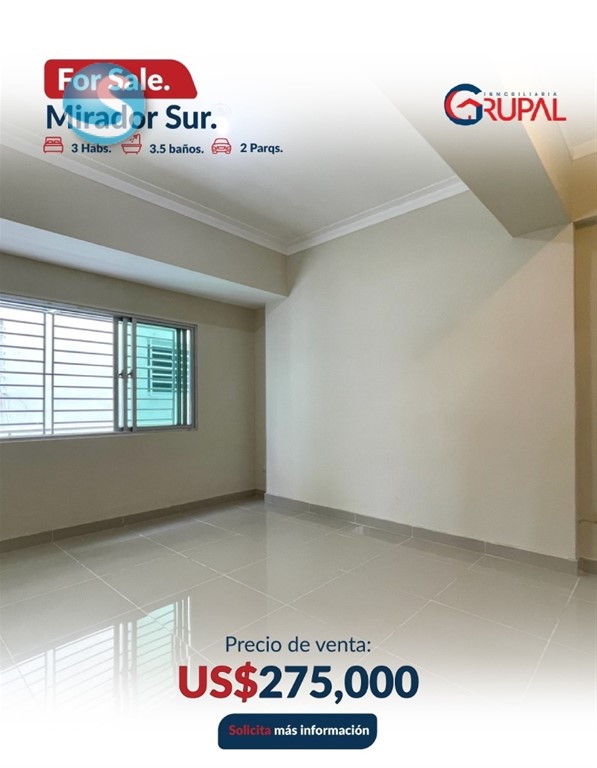 Apartamento en Venta en Zona Mirador Sur en República Dominicana