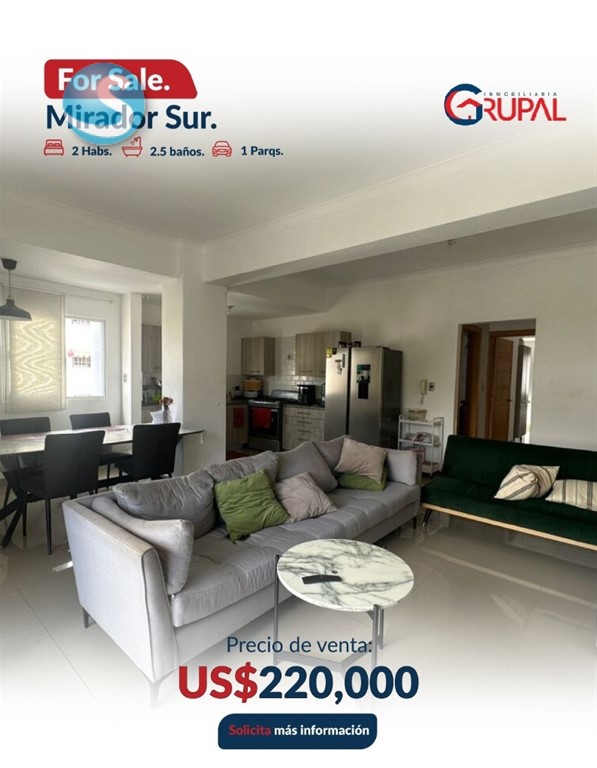 Apartamento en Venta en Mirador Sur, Ubicación Privilegiada en República Dominicana