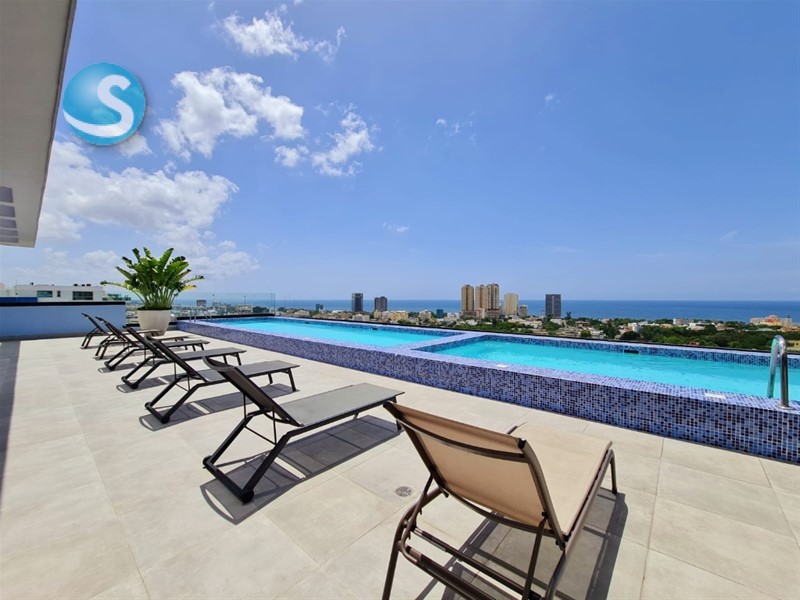 Apartamento amueblado en venta en La Esperilla, 76 m² en República Dominicana